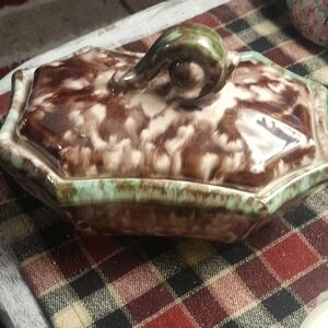 Vintage Ceramic Lidded Dish